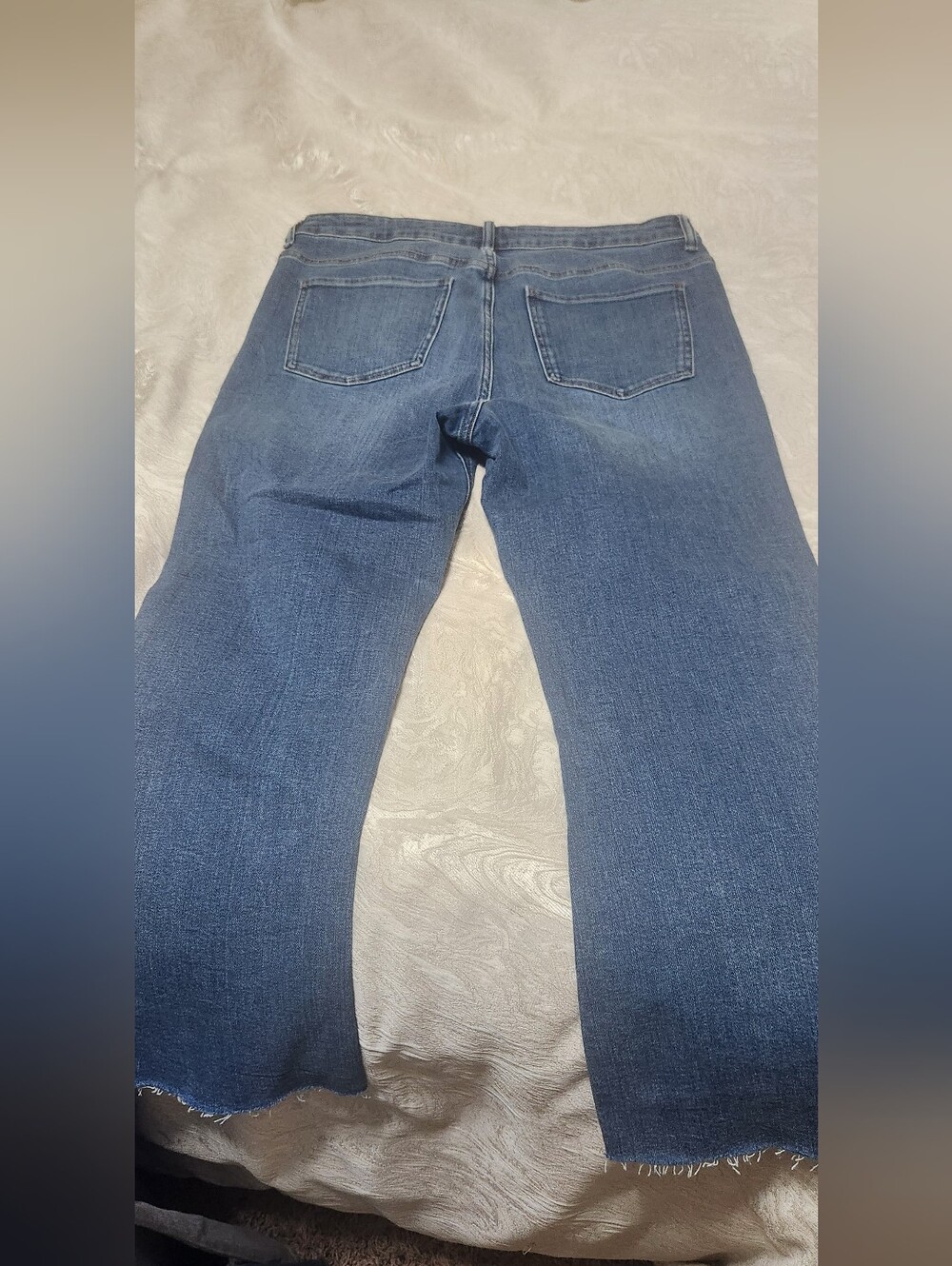 Quince Bella Stretch Kick Flare Jean Size 33S Excellent Condition - Picture 11 of 12